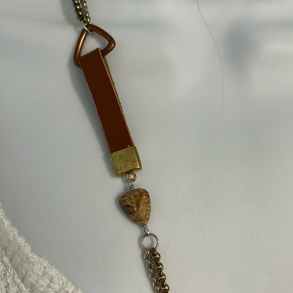 Silpada Sterling silver and bras Silpada necklace - Picture 3 of 11